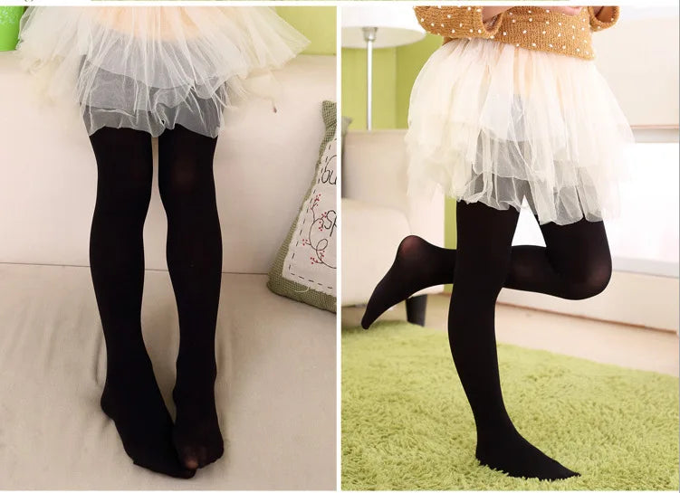 Ballet Dance Tight Halloween School Tights for Girls Soft Stretchy Footed Stockings Kids Dancewear Uniform Elastic Ballet Tights