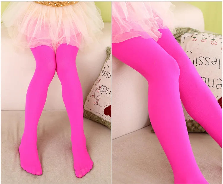 Ballet Dance Tight Halloween School Tights for Girls Soft Stretchy Footed Stockings Kids Dancewear Uniform Elastic Ballet Tights
