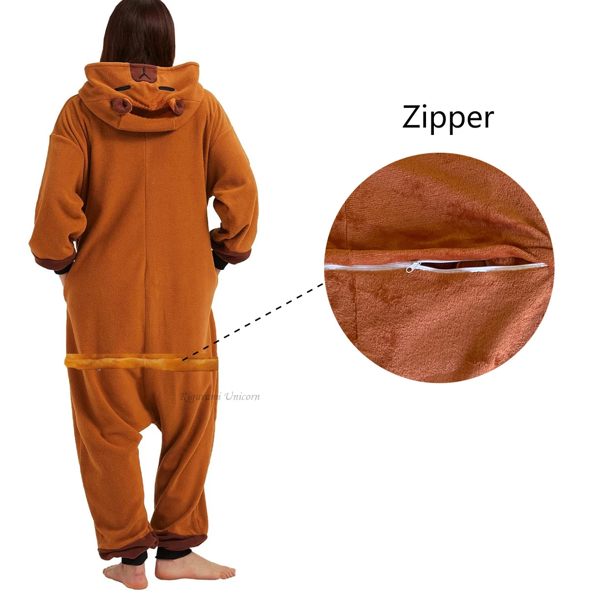 Capybara Onesies Jumpsuit Adult Anime Cosplay Halloween Costumes Carnival Funny Children Pajamas Kigurumi Unicorn Slipper Winter