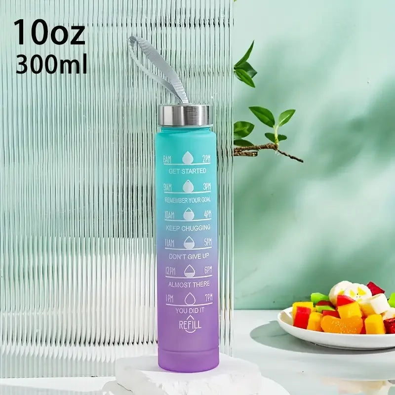 300ml/750ml/2L Water Bottle Motivational Sport Water Bottle Leakproof Bottles Drinking Outdoor Travel Gym Fitness Jugs