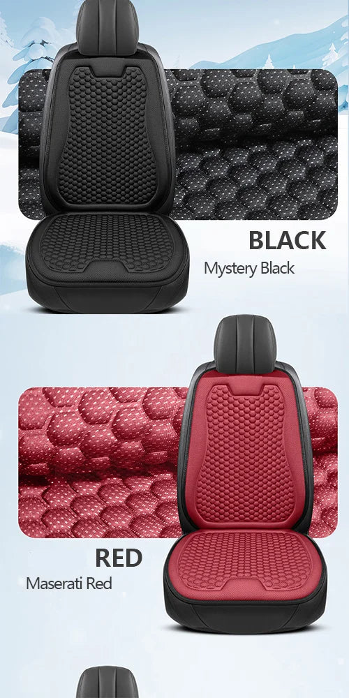 Car Seat Cushion - All-Season Comfortable & Breathable, Office Chair Cushion, 3D Minimalist Ventilated Single Seat Cooling P