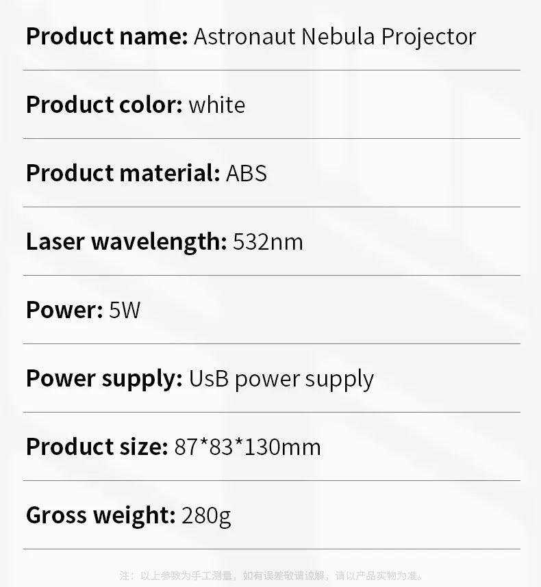 Astronaut Star Projector Night Light with Remote Control 360° Adjustable Galaxy Nebula Ceiling Lamp for Bedroom Kids Room Party