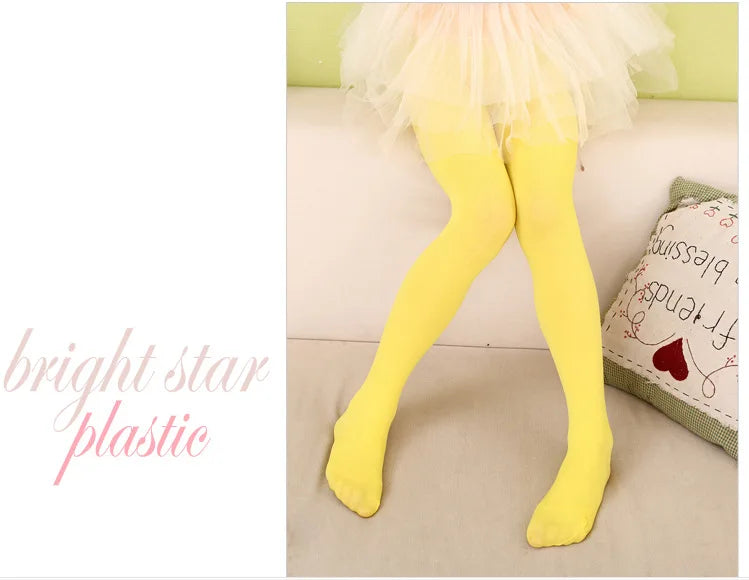 Ballet Dance Tight Halloween School Tights for Girls Soft Stretchy Footed Stockings Kids Dancewear Uniform Elastic Ballet Tights
