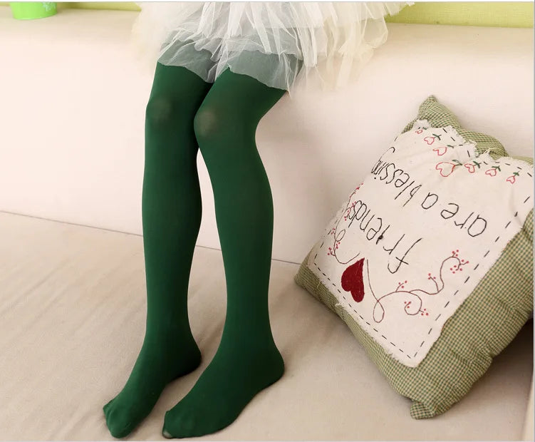 Ballet Dance Tight Halloween School Tights for Girls Soft Stretchy Footed Stockings Kids Dancewear Uniform Elastic Ballet Tights