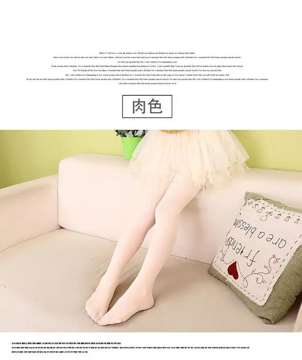 Ballet Dance Tight Halloween School Tights for Girls Soft Stretchy Footed Stockings Kids Dancewear Uniform Elastic Ballet Tights