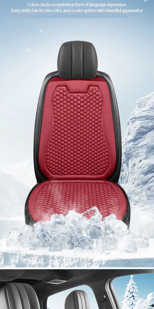 Car Seat Cushion - All-Season Comfortable & Breathable, Office Chair Cushion, 3D Minimalist Ventilated Single Seat Cooling P
