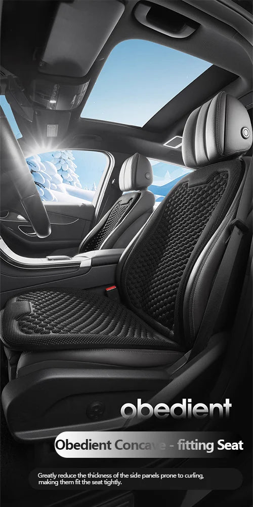Car Seat Cushion - All-Season Comfortable & Breathable, Office Chair Cushion, 3D Minimalist Ventilated Single Seat Cooling P