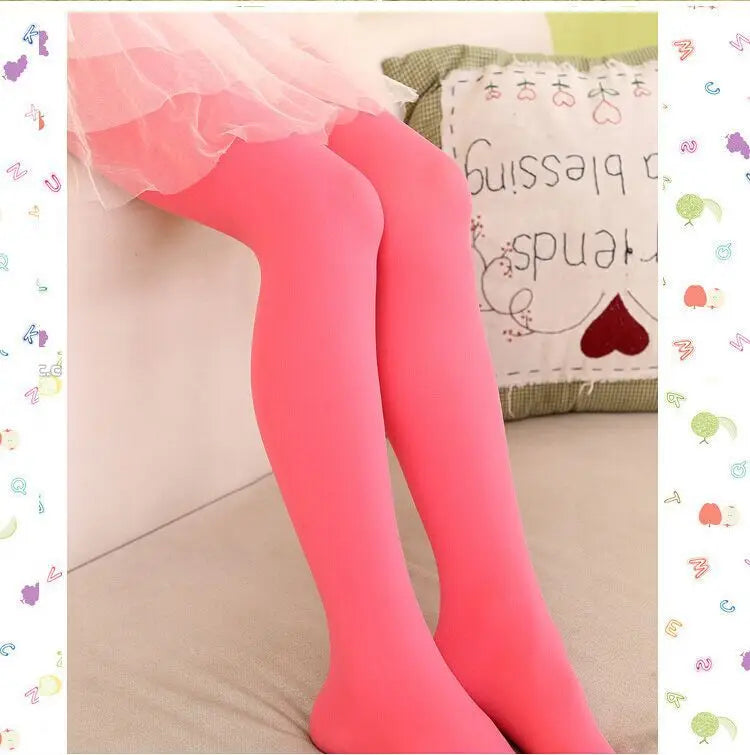 Ballet Dance Tight Halloween School Tights for Girls Soft Stretchy Footed Stockings Kids Dancewear Uniform Elastic Ballet Tights