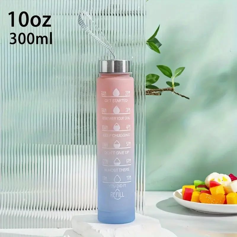 300ml/750ml/2L Water Bottle Motivational Sport Water Bottle Leakproof Bottles Drinking Outdoor Travel Gym Fitness Jugs