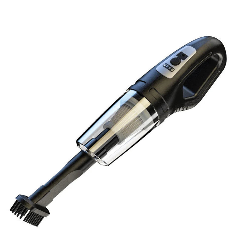Portable Cordless Car Vacuum USB Recharge Handheld Vacuum Powerful Suction Cleaner For Car Household Office Pet Hair Cleaning