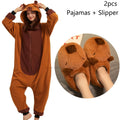 Capybara Onesies Jumpsuit Adult Anime Cosplay Halloween Costumes Carnival Funny Children Pajamas Kigurumi Unicorn Slipper Winter