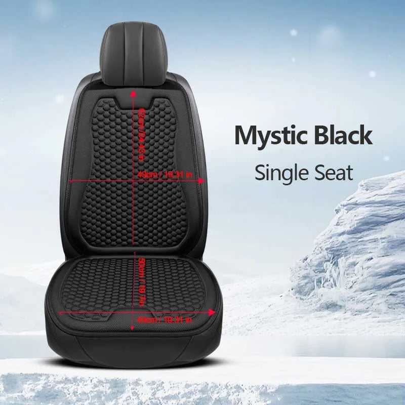 Car Seat Cushion - All-Season Comfortable & Breathable, Office Chair Cushion, 3D Minimalist Ventilated Single Seat Cooling P