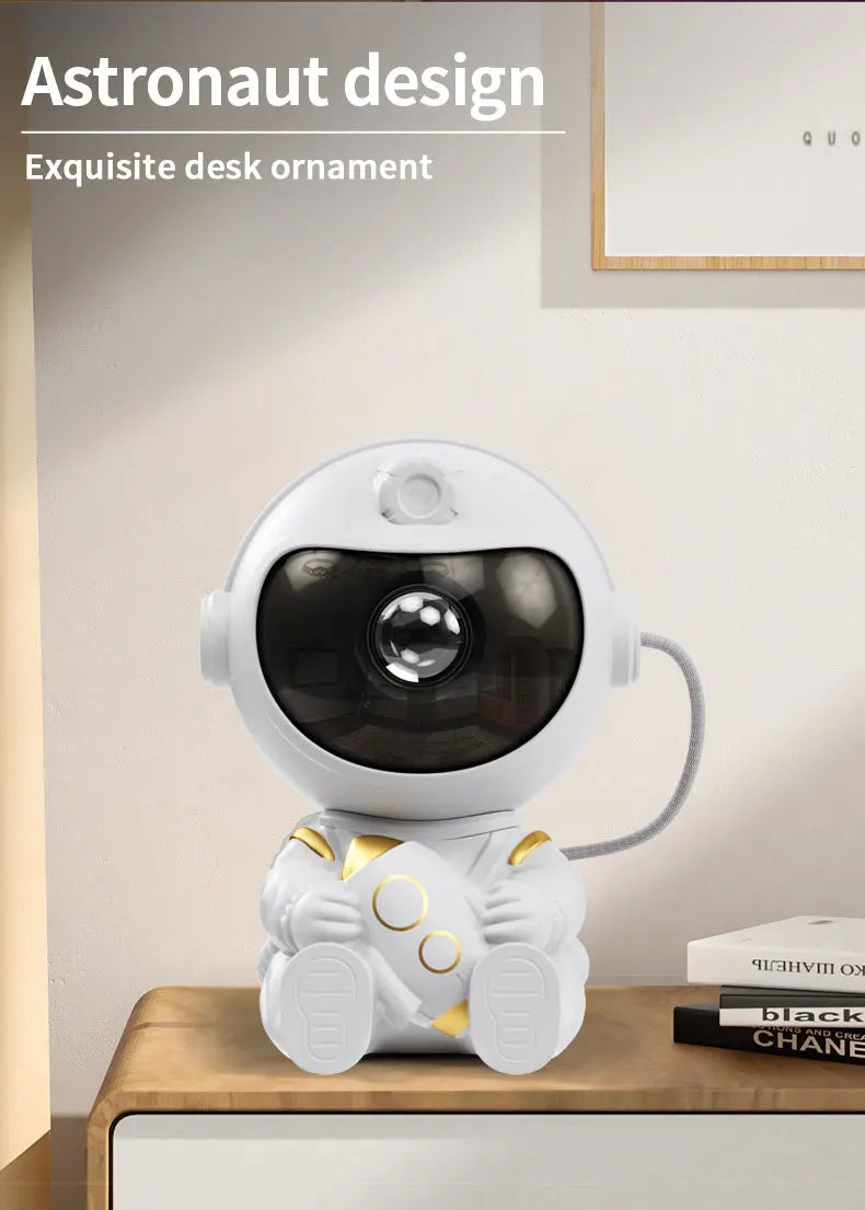 Night Light Astronaut Starry Sky LED Projector Star Ceiling Decoration Atmosphere Creating Lamp Bedrooms Living Room Kids Gift